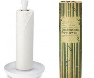 Toalha de Papel Com Fibra de Bambu torna a Cozinha Limpa e M