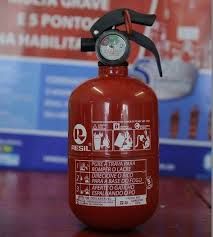 Extintor Automotivo 4" Classe de fogo ABC